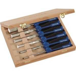 TECWERK Stechbeitel-Satz - 6,10,12,16,20,26 mm 2-Komponentenheft – Bild 1