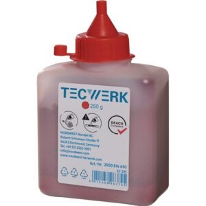 TECWERK Schlagschnurkreide - 250 g rot – Bild 1