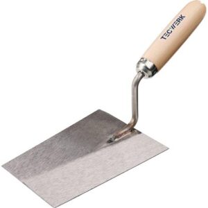 TECWERK Maurerkelle - L?nge 160 mm Breite 115 mm mit Buchenholzheft, gerader Hals – Bild 1