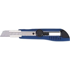 TECWERK Cuttermesser - Klingenbreite 18 mm L?nge 167 mm mit Feststellr?dchen Kunststoff – Bild 1