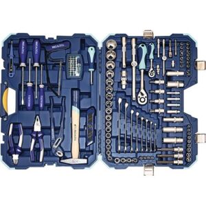 TECWERK Steckschlssel-/Handwerkzeugkoffer - 131-teilig mit Ring-Maulschlsseln – Bild 1