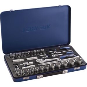 TECWERK Steckschlssel-Satz - 55-teilig 1/4 + 1/2 ? Schlsselweiten 4-32 mm – Bild 1