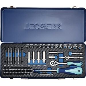 TECWERK Steckschlssel-Satz - 61-teilig 1/4 ? Schlsselweiten 4-13 mm – Bild 1