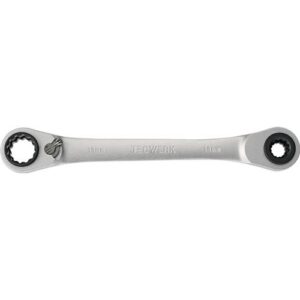 TECWERK Multifunktionsknarrenringschlssel - 10 / 13 / 17 / 19 mm 12-KT. L?nge 220 mm – Bild 1