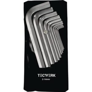 TECWERK Winkelschraubendreher-Satz - 10-teilig Kunststofftasche SW 2 - 14 mm – Bild 1