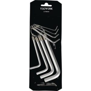 TECWERK Winkelschraubendreher-Satz - 8-teilig Kunststofftasche SW 2 - 10 mm – Bild 1