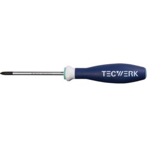 TECWERK Schraubendreher - Gr?ÿe PZD 1 Klingenl?nge 80 mm 3-Komponentengriff – Bild 1