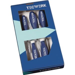 TECWERK Sechskantsteckschlssel-Satz - 5-teilig 3-Komponentenheft – Bild 1
