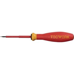 TECWERK Schraubendreher - Schneidenbreite 6,5 mm Klingenl?nge 150 mm VDE isoliert – Bild 1