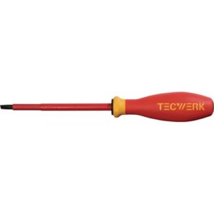 TECWERK Schraubendreher - Schneidenbreite 5,5 mm Klingenl?nge 125 mm VDE isoliert – Bild 1