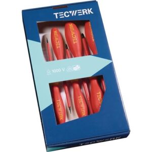 TECWERK Schraubendreher-Satz - 7-teilig Schlitz / PZD – Bild 1