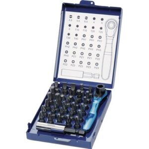 TECWERK Bitsortiment - 32-teilig Schlitz/PH/PZD/T/6KT./Bitknarre – Bild 1