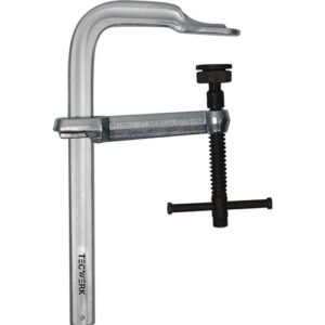 TECWERK Hochleistungsschlosserzwinge - Spannweite 300 mm Ausladung 140 mm Knebel – Bild 1