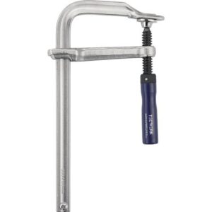 TECWERK Ganzstahlschraubzwinge - Spannweite 250 mm Ausladung 120 mm Holzgriff – Bild 1