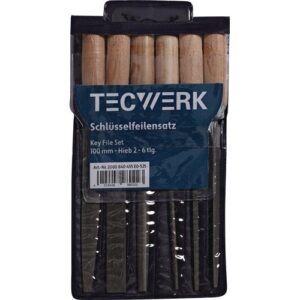 TECWERK Schlsselfeilen-Satz - L?nge 100 mm Hieb 2 – Bild 1