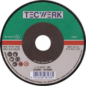 TECWERK Trennscheibe Stein - D230x3mm gerade Stein – Bild 1