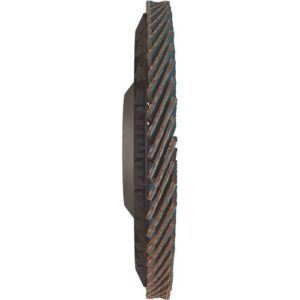 TECWERK Premium-F?cherscheibe 2in1 -  125 mm K?rnung 60 flach INOX/Stahl Zirkonkorund – Bild 3