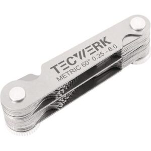 TECWERK Gewindeschablone - M/G 60Grad/BSW 55Grad Blattanzahl 52 St. – Bild 3