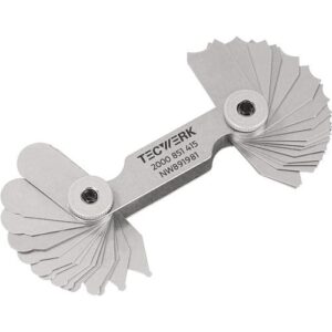 TECWERK Radienschablone - 7,5-15 mm Blattanzahl 16 St. – Bild 1