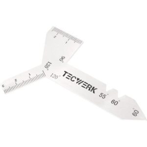 TECWERK Universalschleiflehre - f.Spiralbohrer m.Spitzenwinkel 118› – Bild 1