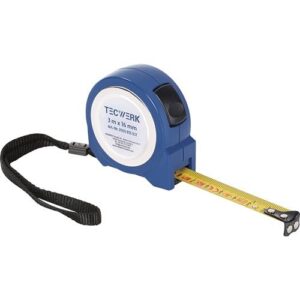 TECWERK Taschenrollbandmaÿ - L?nge 3 m Breite 16 mm mm/cm EG II ABS Selbstarretierung – Bild 1