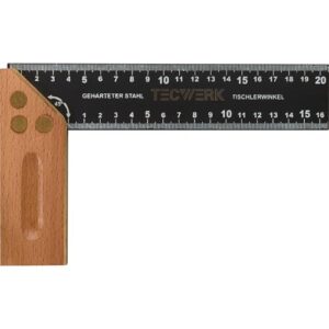 TECWERK Schreinerwinkel - Schenkell?nge 200 mm mit Gehrung – Bild 1