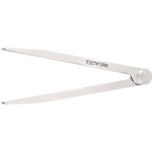 TECWERK Spitzzirkel - L?nge 200 mm mit Nietscharnier – Bild 1