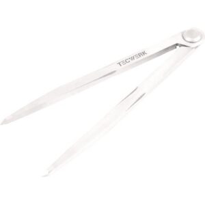 TECWERK Spitzzirkel - L?nge 200 mm mit Nietscharnier – Bild 3