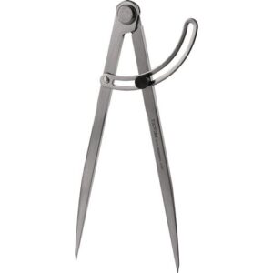 TECWERK Spitzzirkel - L?nge 150 mm mit Stellbogen – Bild 1