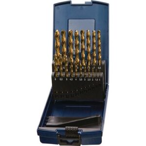 TECWERK Spiralbohrer-Satz - Nenn- 1-10x0,5 mm HSS TiN – Bild 1