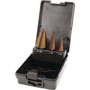 TECWERK Blechsch?lbohrer-Satz - 3-14˜/˜4-20˜/˜16-30,5 mm HSS-TiN – Bild 1