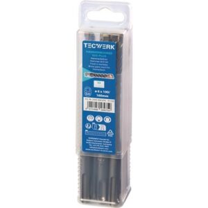 TECWERK Hammerbohrer Groÿpackung -  6,0 mm Arbeits-L.100 mm L.160 mm SDS-plus – Bild 1