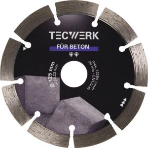 TECWERK Diamanttrennscheibe - 350 mm Bohrung 25,4 mm Segmentbreite 40 mm – Bild 1