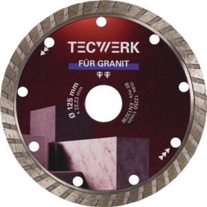 TECWERK Diamanttrennscheibe -  230 mm Bohrung 22,23 mm Segmenth?he 7 mm Segmentst?rke 2,6 mm – Bild 1