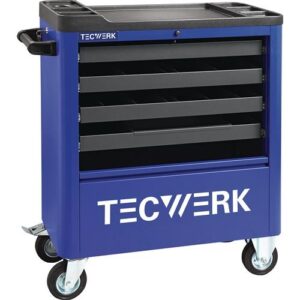 TECWERK Werkstattwagen - B855xT400xH895mm 300 kg 4 Schubladen – Bild 1