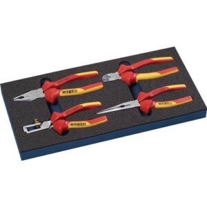 TECWERK Werkzeugmodul - 4-teilig 1/3-Modul VDE-Zangensatz – Bild 1