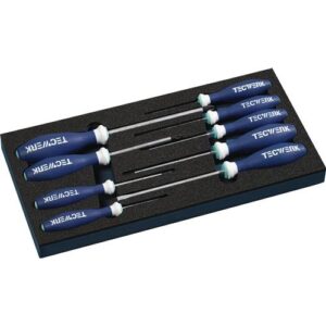 TECWERK Werkzeugmodul - 9-teilig 1/3-Modul Schlitz 2,5-6,5 / PH0-3 – Bild 1