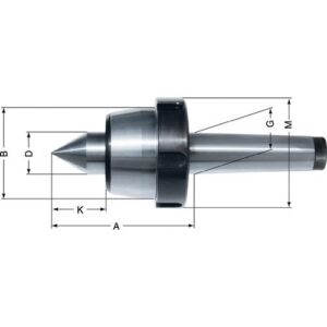 TECWERK Zentrierspitze - MK2 mitlaufend – Bild 3