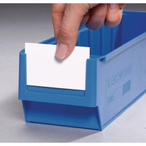 TECWERK Etikett - weiÿ fr Regallagerkasten B. 91 mm – Bild 1