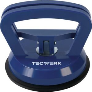 TECWERK Saugheber - Tragf?higkeit 45 kg Kopf- 118 mm 1 Kopf ABS Kunststoff – Bild 3