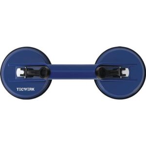 TECWERK Saugheber - Tragf?higkeit 80 kg Kopf- 118 mm 2 K?pfe ABS Kunststoff – Bild 3