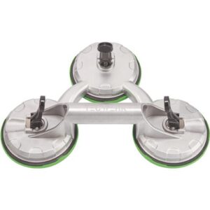 TECWERK Saugheber - Tragf?higkeit 100 kg Kopf- 118 mm 3 K?pfe Alu – Bild 3