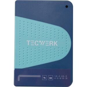 TECWERK Winkelschraubendreher-Satz - 9-teilig Klappkassette SW 1,5 - 10 mm – Bild 3