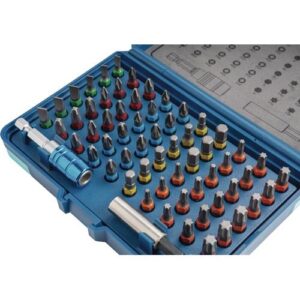 TECWERK Bitsortiment - 62-teilig Schlitz/PH/PZD/TX/6Kt. – Bild 3