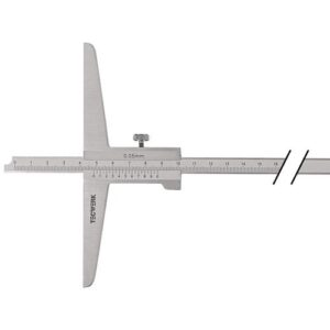 TECWERK Tiefenmessschieber - 300 mm gerade Messschiene 10 x 4,5 mm – Bild 3