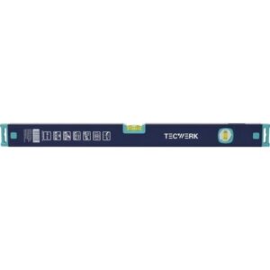 TECWERK Wasserwaage - 60 cm Aluminium blau – Bild 1