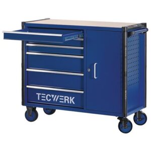 TECWERK Rollwerkbank - Auÿen-B1105xT470xH950mm Schubladenanzahl 6 30 kg – Bild 3