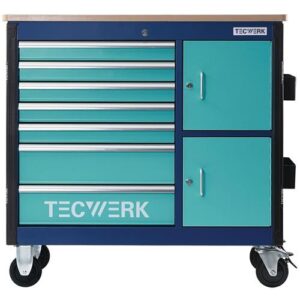 TECWERK Rollwerkbank - Auÿen-B1090xT500xH1055mm Schubladenanzahl 7 30 kg – Bild 3