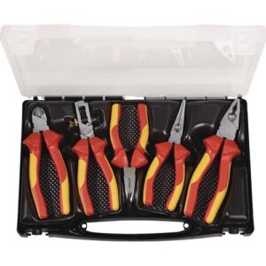 TECWERK Zangen-Satz - Inhalt 5 teilig VDE verchromt – Bild 1