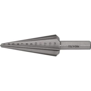 TECWERK Blechsch?lbohrer - Bohrbereich 3-14 mm HSS Gesamtl?nge 58 mm – Bild 1